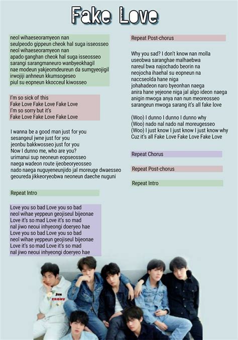 Fake Love (Lyrics) BTS YouTube.